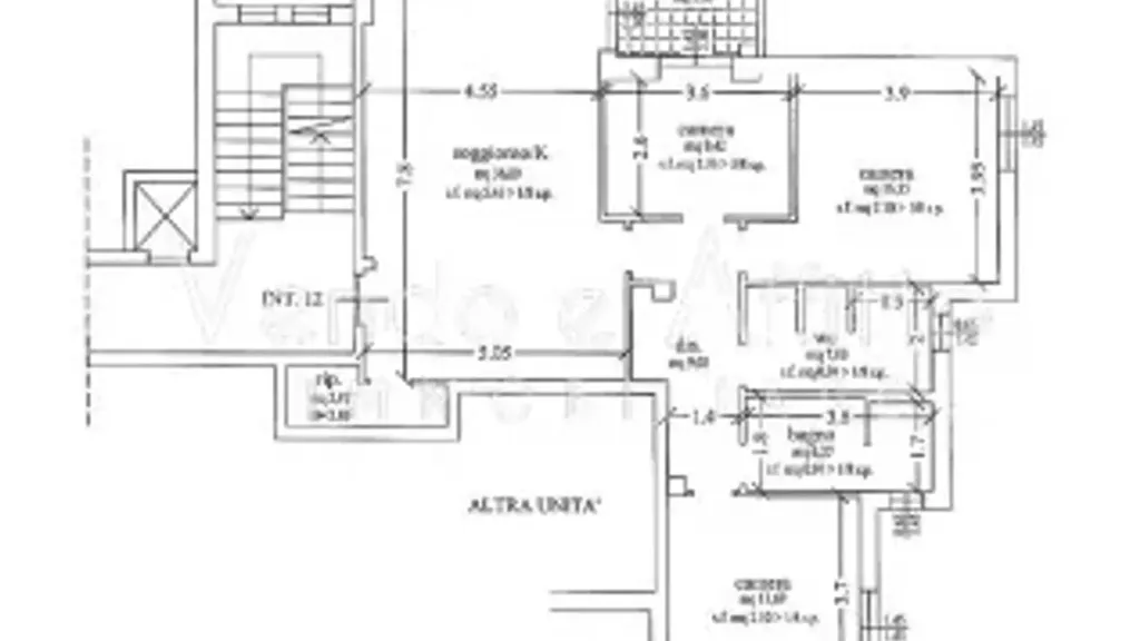 Plan - Modern Apartment with Balcony in Central Vasto