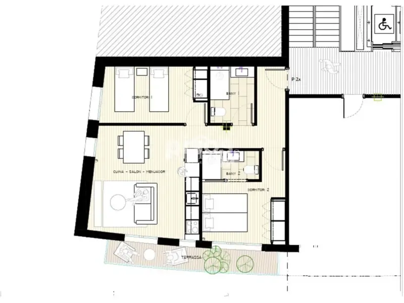 Plaan - Modern Flat with Terrace in Canillo