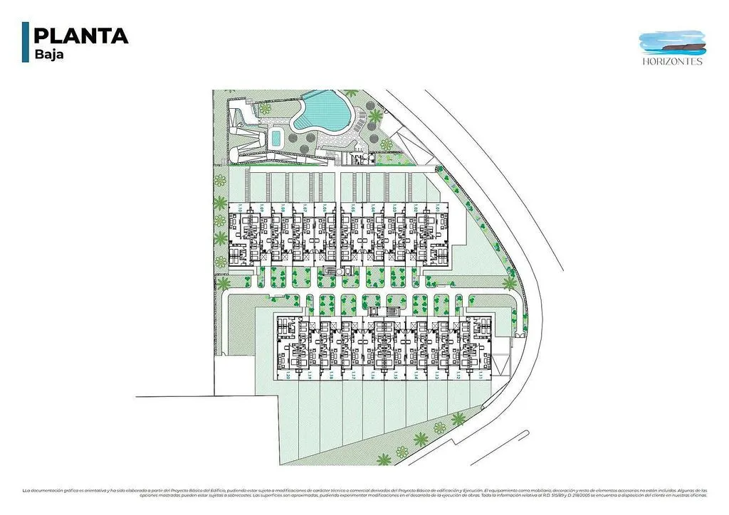 Plaan - New Flat with Pool in Atlanterra