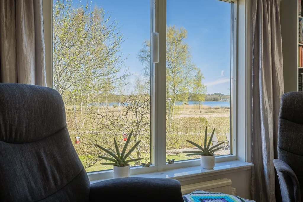 Séjour - Modern House with Lake View in Rimforsa