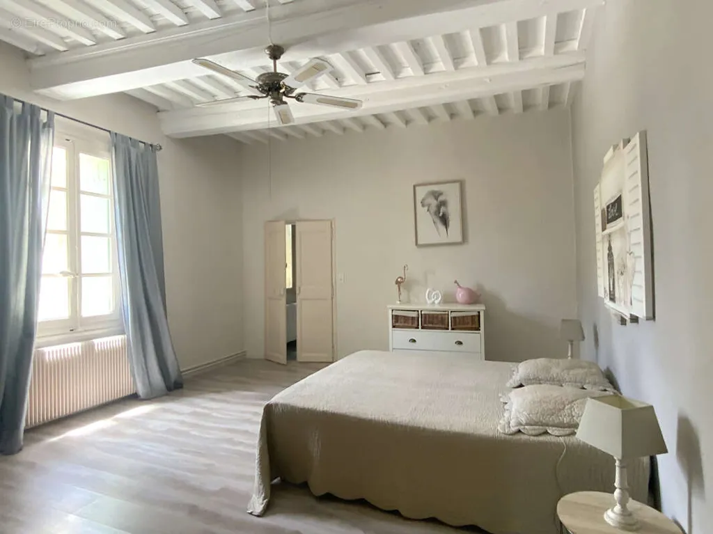 Bedrooms - 19th-Century Mas with Pool in Charming Village