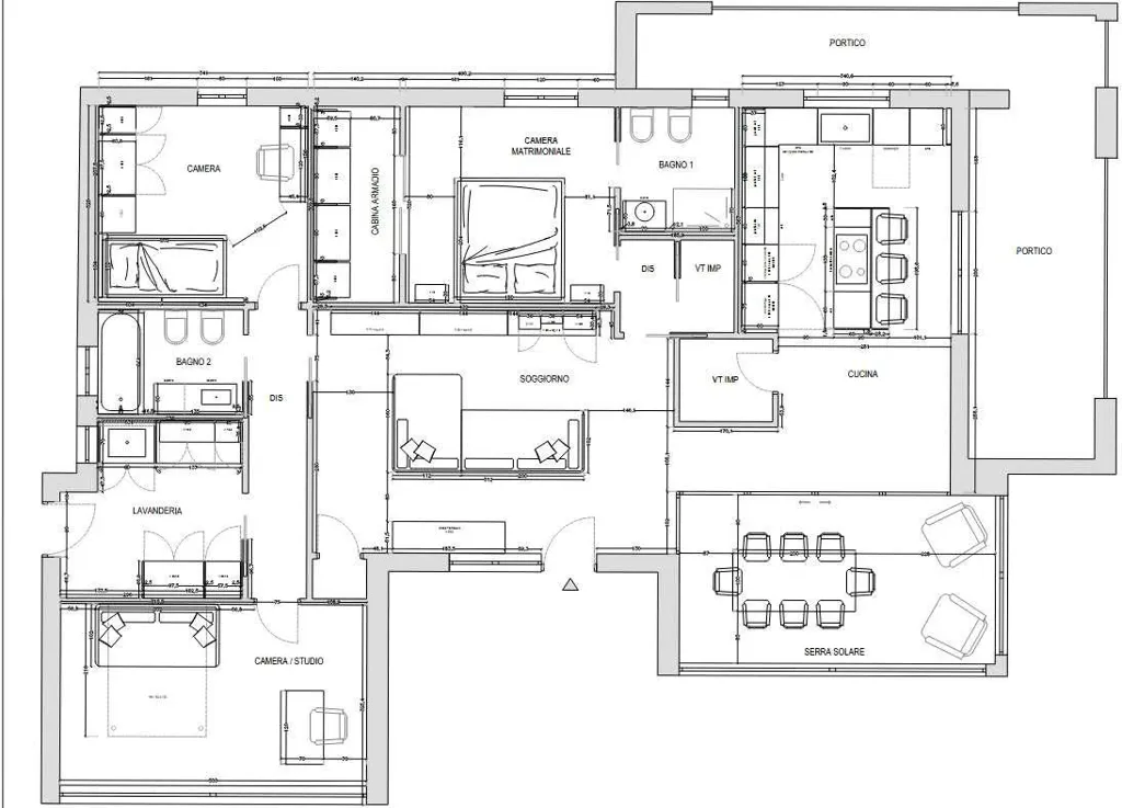 Floor Plan - Luxury Villa with Garden in Leinì