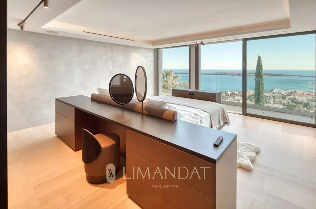 Chambres - Villa de luxe avec vue mer à Cannes
