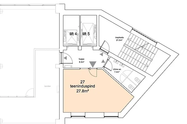 Plan - Local commercial à Tallinn