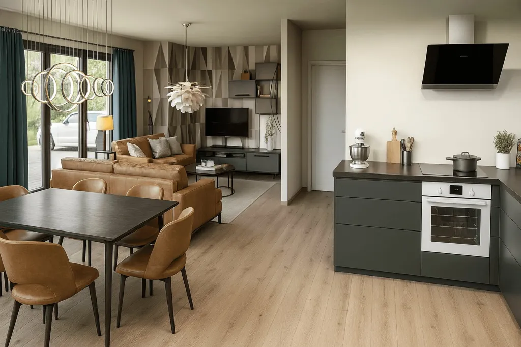 Sala da pranzo - Construction Plot in Melgven, Quimper Area