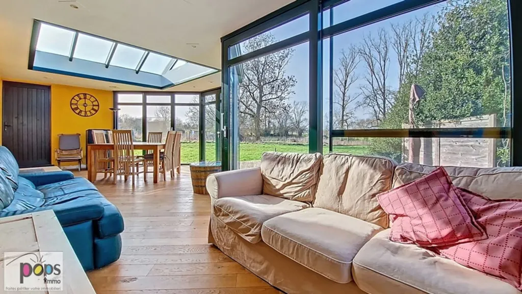 Living Room - House with Workshop and Large Garden in Ramillies