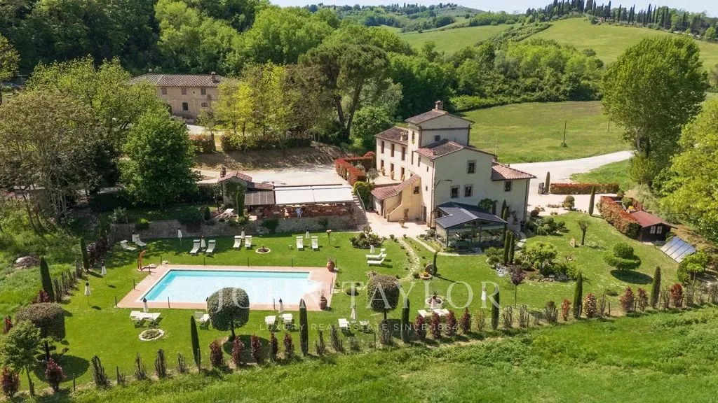 Vista aerea - Boutique Hotel with Pool in San Gimignano