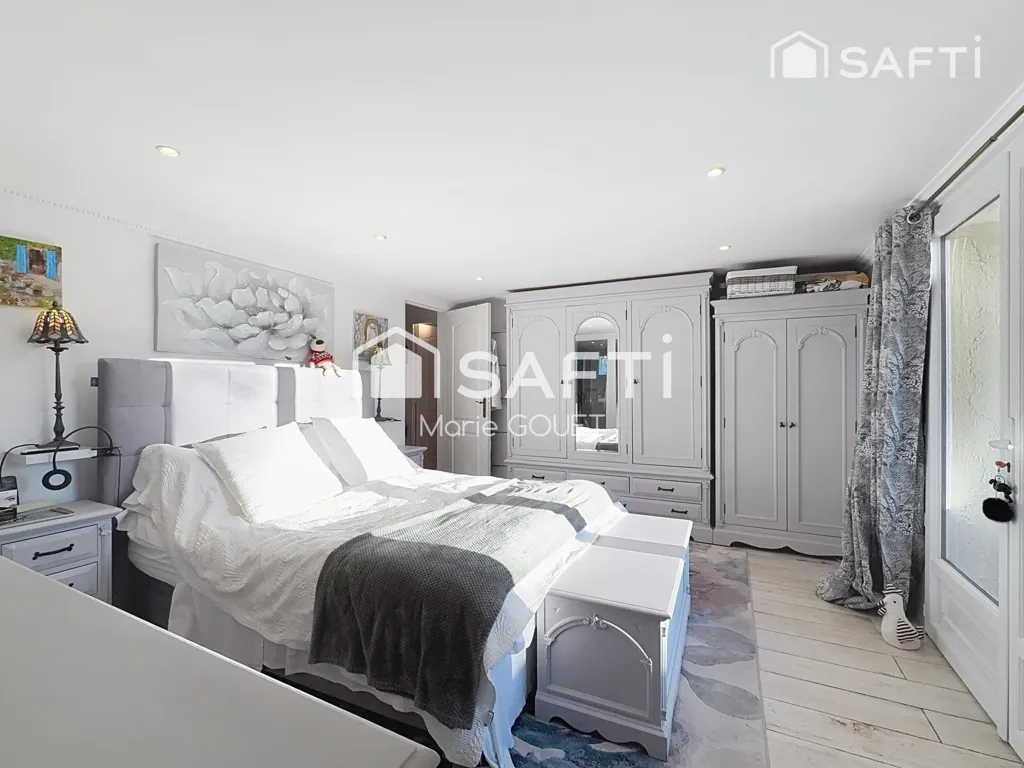 Chambres - Villa Climatisée avec Piscine à Saint-Aygulf