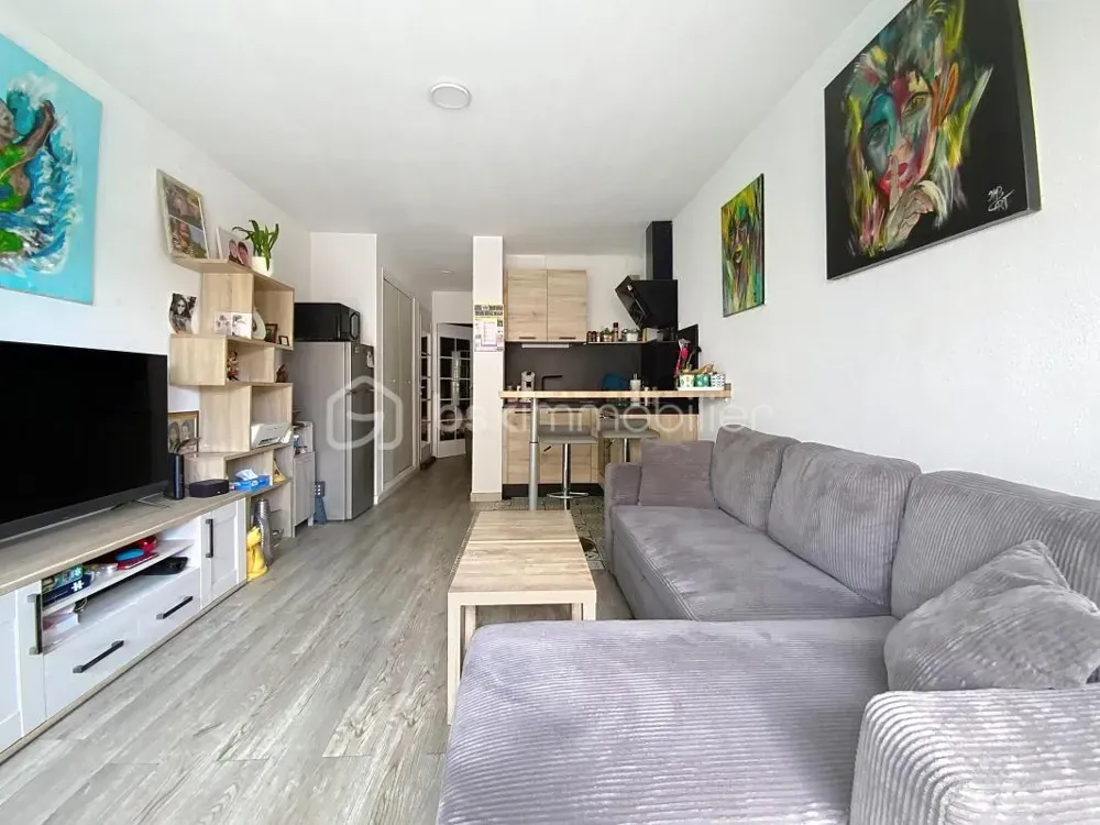 Séjour - Appartement 2 Pièces avec Loggia et Parking au Cap d'Agde