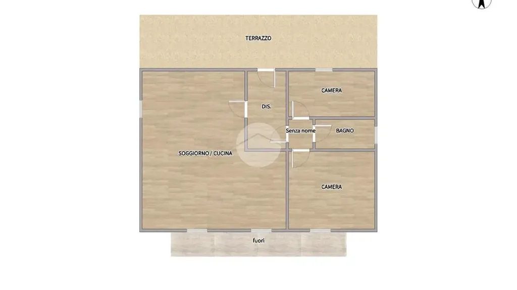 Floor Plan - Independent House with Panoramic View in Vigolo