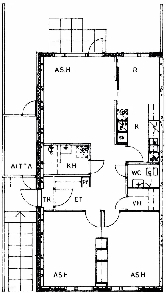 Plaan - Modernised Apartment with Private Garden in Vantaa