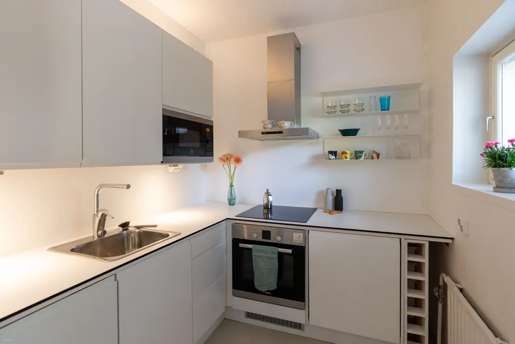 Köök - Modern Studio Flat with Balcony in Lauttasaari
