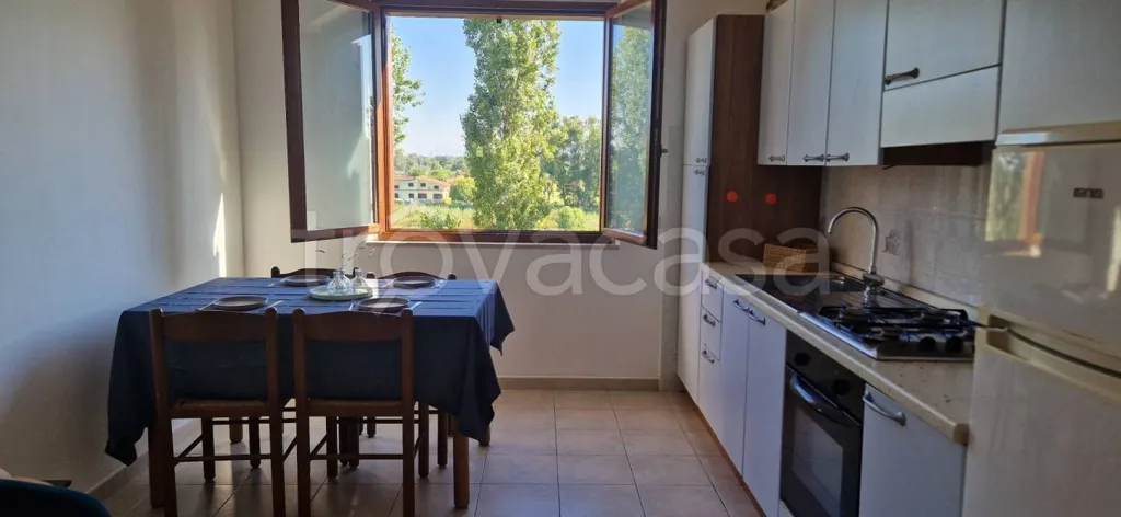 Köök - Seafront Apartment with Parking in Latina