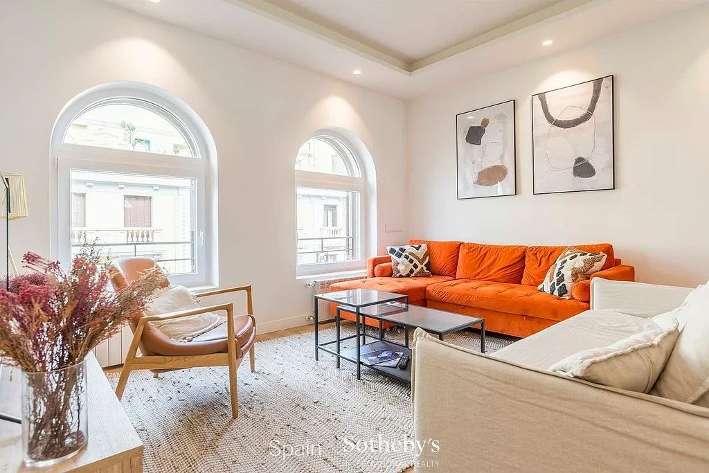 Séjour - Apartment with Air Conditioning in Goya, Madrid