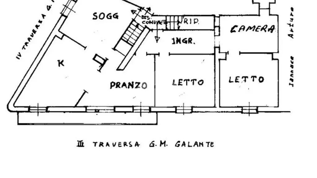 Plan - Apartment with Balcony in Benevento