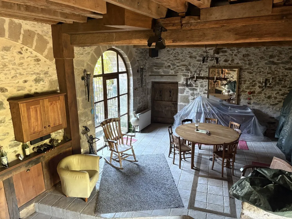 Söögituba - Renovated Stone House with Pool near Objat