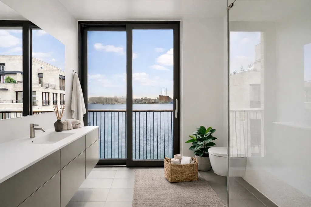 Bagni - Apartment with Harbour View in Hellerup