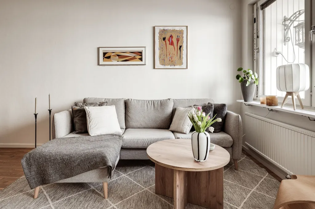 Séjour - City Centre Flat with Balcony in Gothenburg