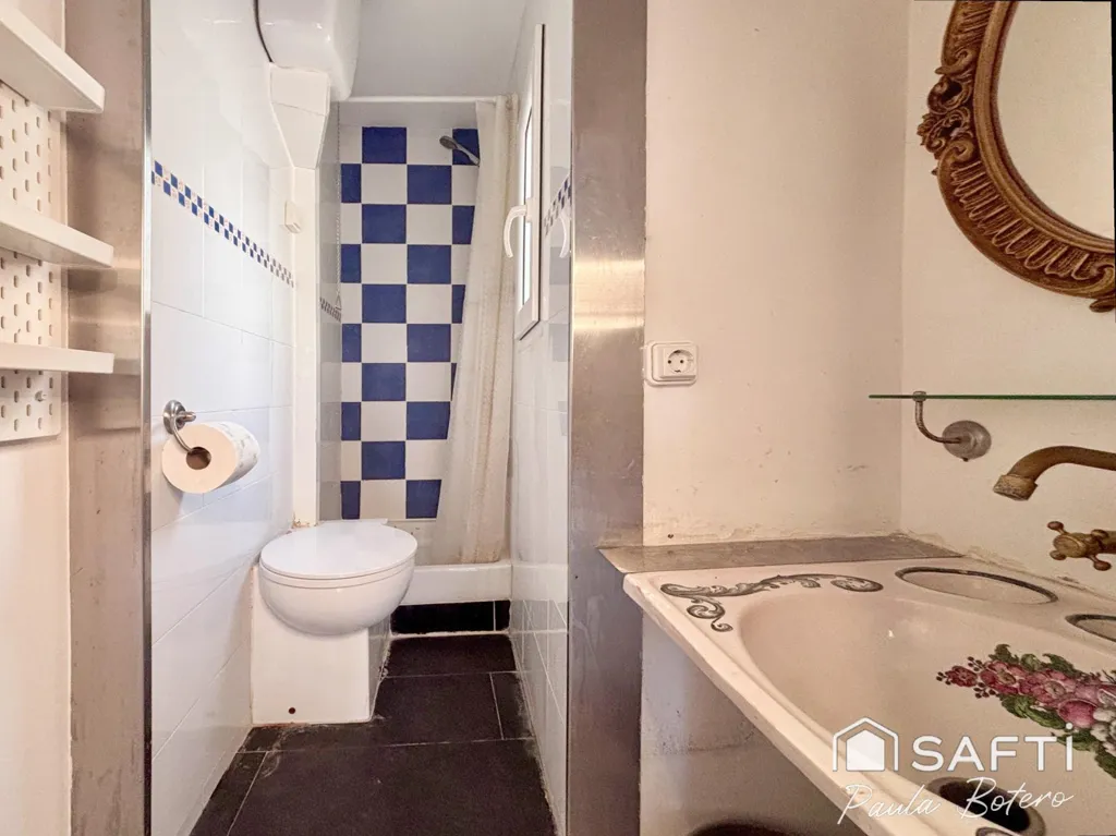 Salles de bain - Loft with Terrace in El Raval