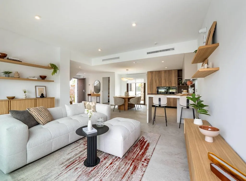 Living Room - New-Build Villa with Pool in Algorfa