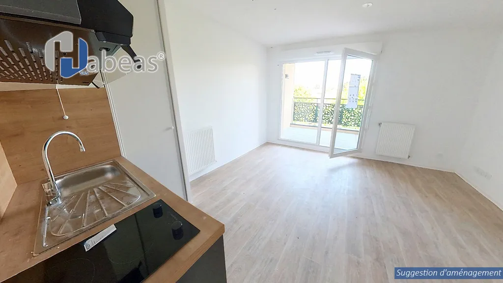 Cuisine - Appartement T2 avec Loggia à Jassans-Riottier