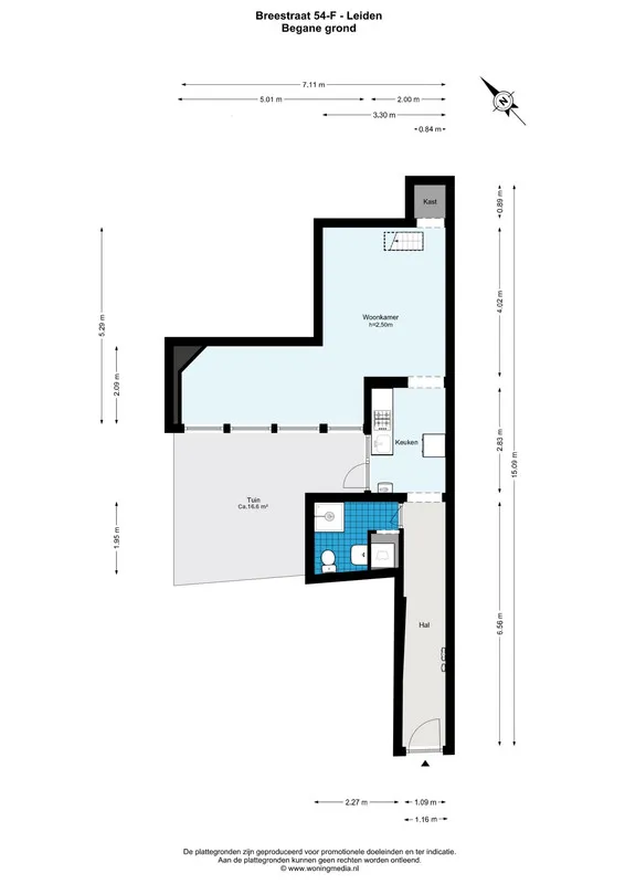 Plaan - Charming Ground Floor Flat in Leiden Centre