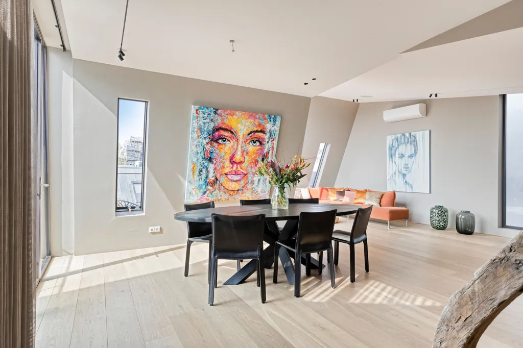 Dining Room - Monumental Penthouse with Dachterras in ’s-Hertogenbosch