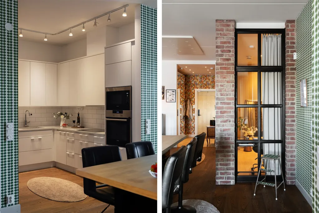 Cuisine - Stylish 3rd Floor Flat with Water View in Nacka