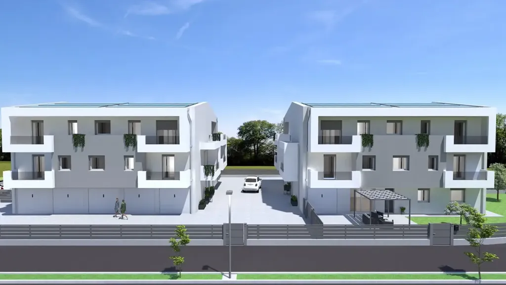 Modern Apartment with Balcony in Saonara