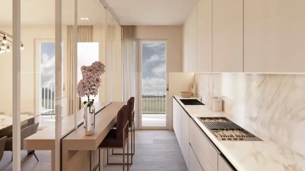 Kitchen - Ground Floor Apartment with Private Garden in Florence