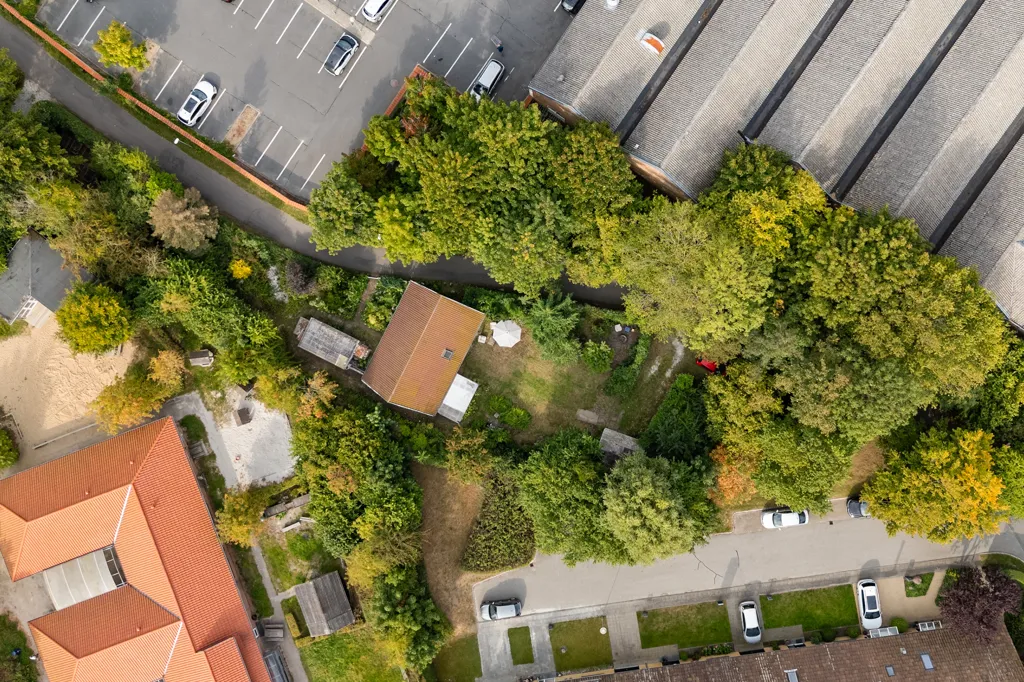 Vue aérienne - Maison 2 pièces à Højbjerg
