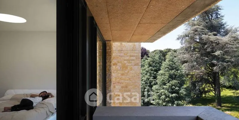 Balcony - Architectural Villa with Private Garden in Merate
