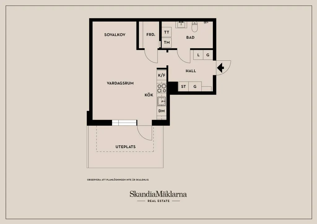 Plan - Apartment with Garden in Barkarby