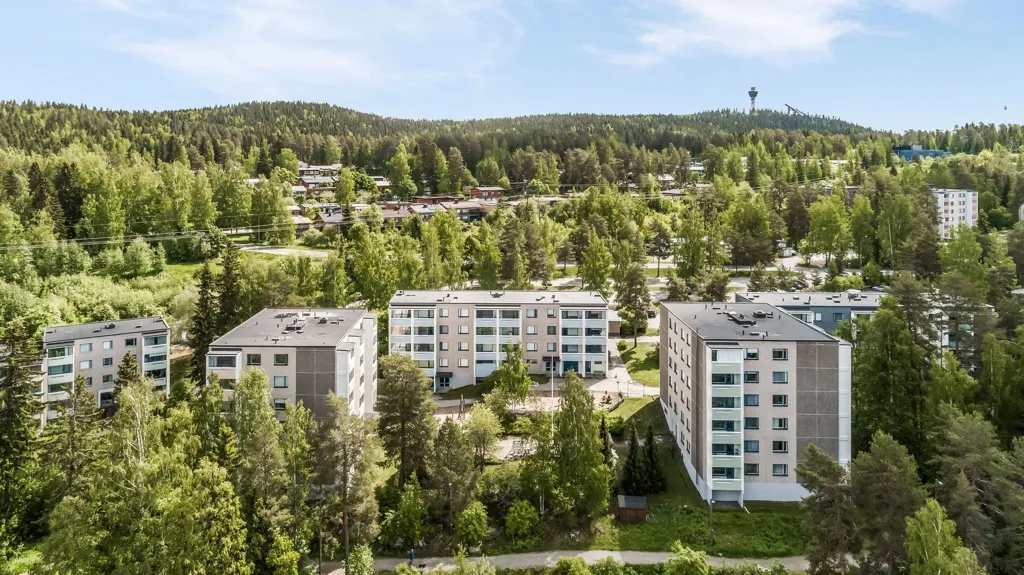 Õhuvaade - Spacious Apartment with Balcony in Rypysuo, Kuopio