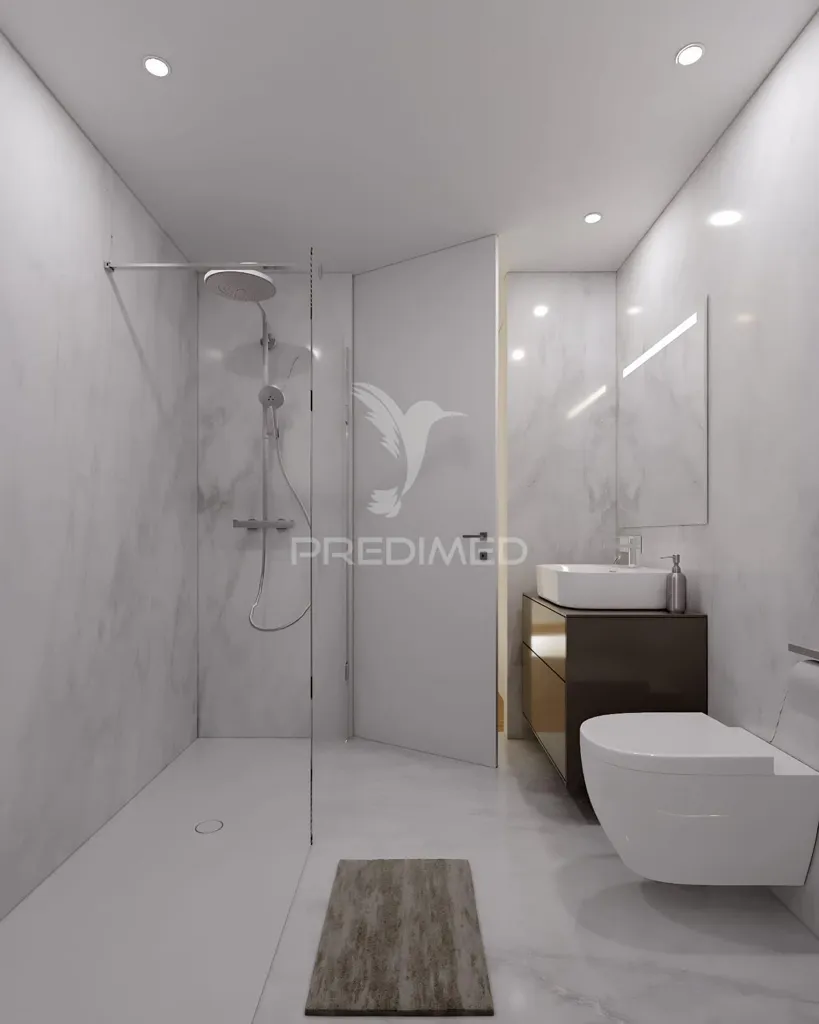 Salles de bain - Modern T2 Duplex with Garage in Lamas