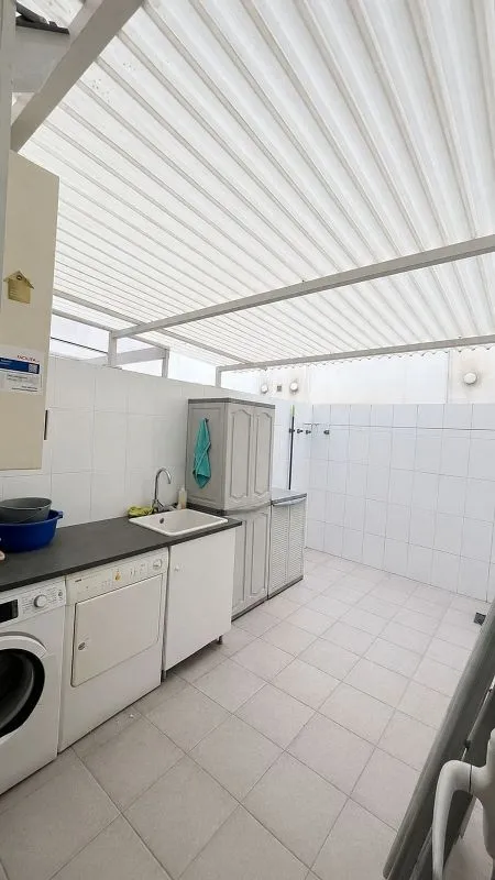 Buanderie - Furnished Flat with Terrace in El Ranero