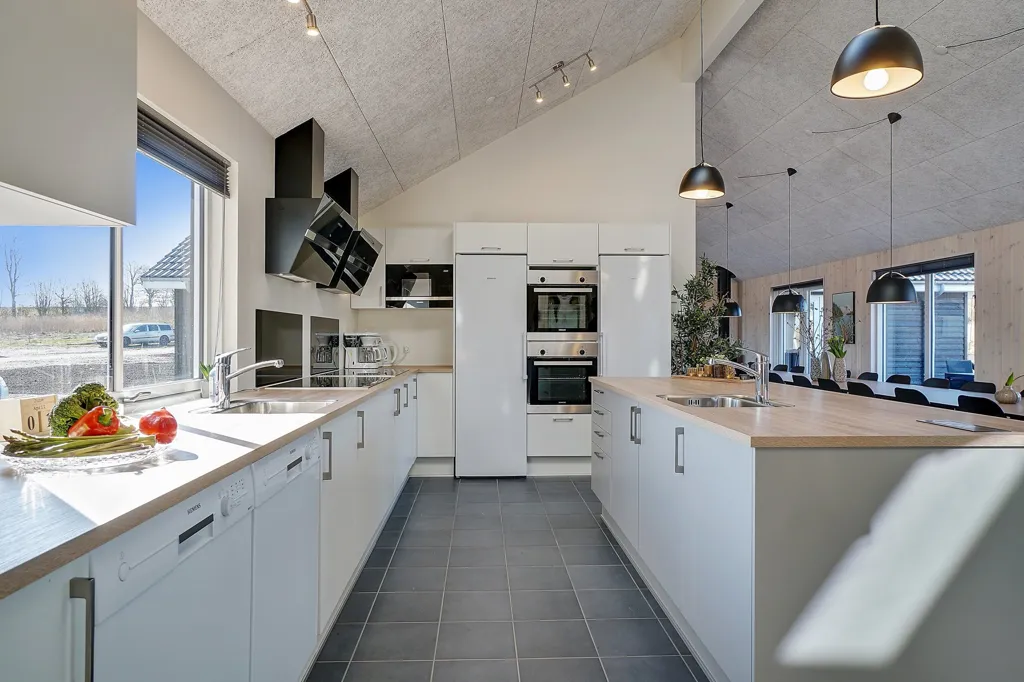 Cucina - Vacation Home with Pool near Grenå Strand