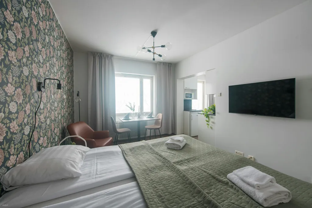 Bedrooms - 1-room apartment in Helsinki