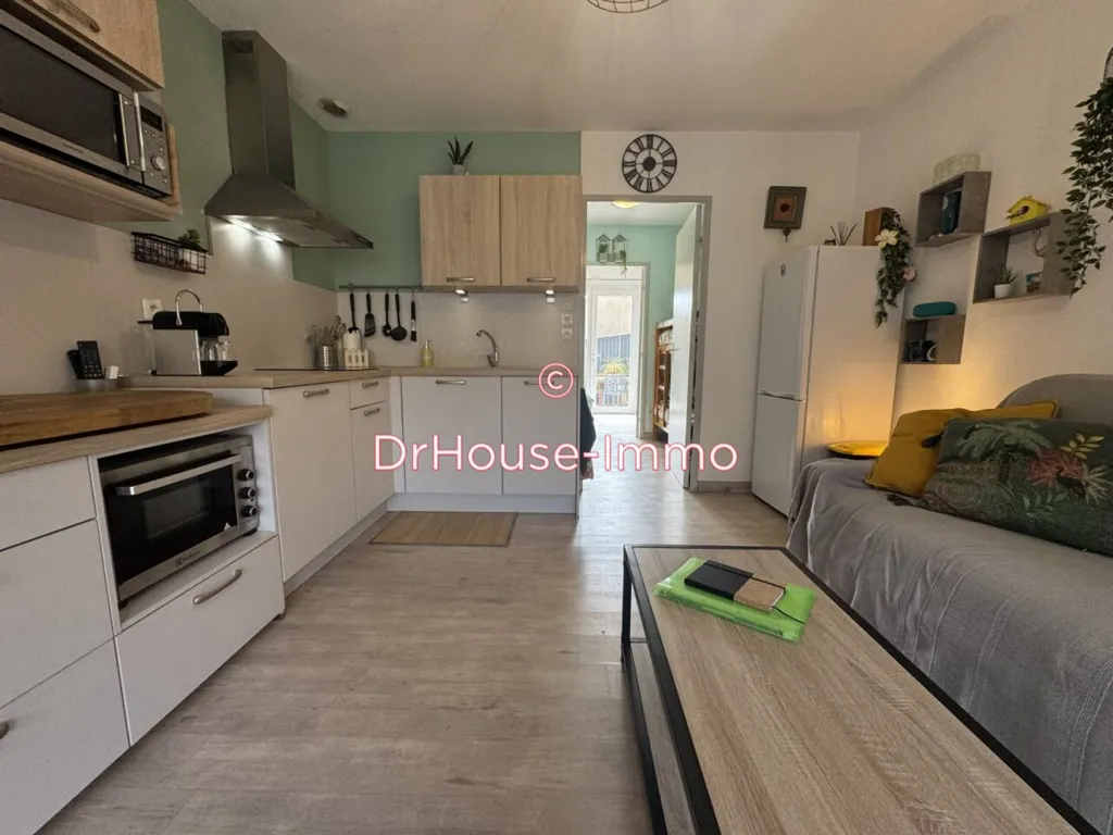 Köök - Renovated House with Two Terraces in Agde