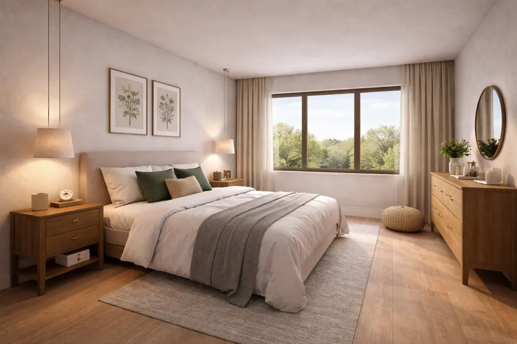 Chambres - Appartement 3 Pièces avec Terrasse à Paris