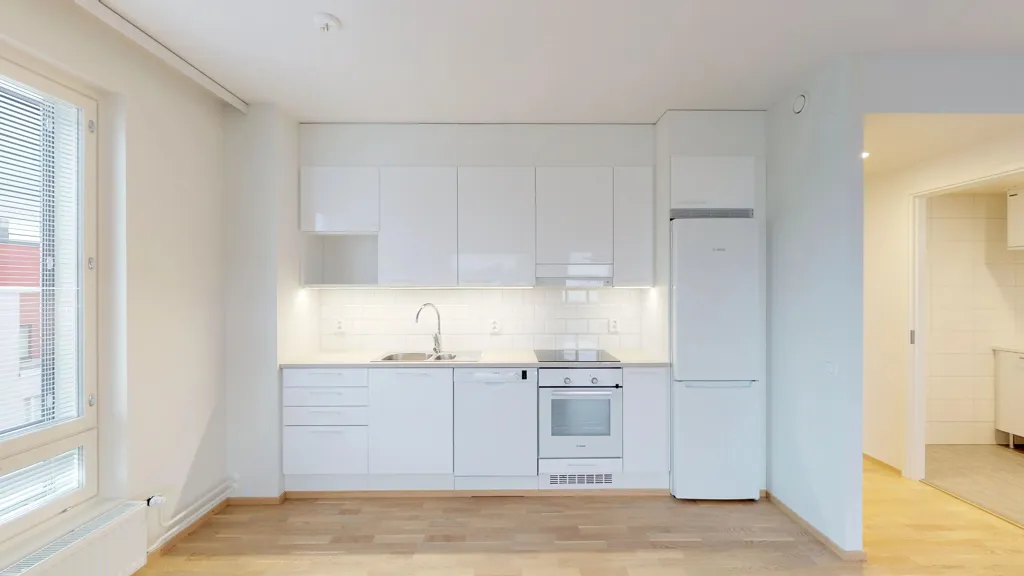 Cuisine - Modern Flat with Private Sauna in Leinelä