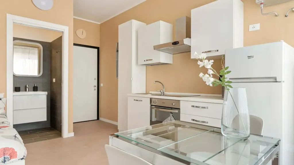 Köök - Studio Apartment with Open Kitchen in Milan