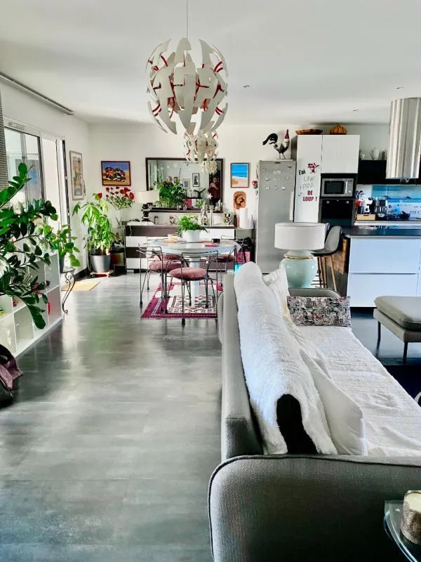 Séjour - Maison Luxueuse avec Terrasses à Linxe