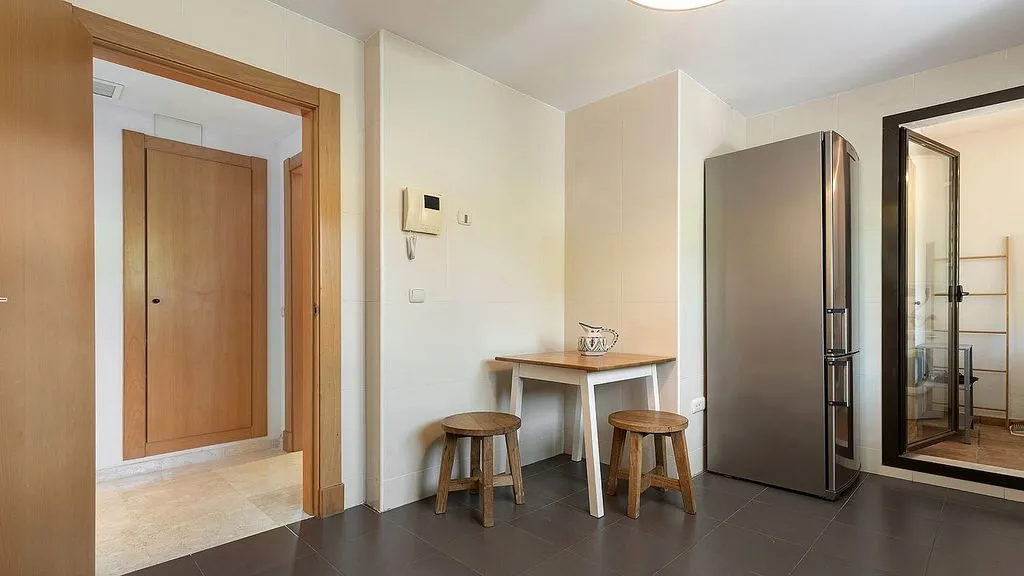 Cucina - Penthouse with Pool in Casares Costa