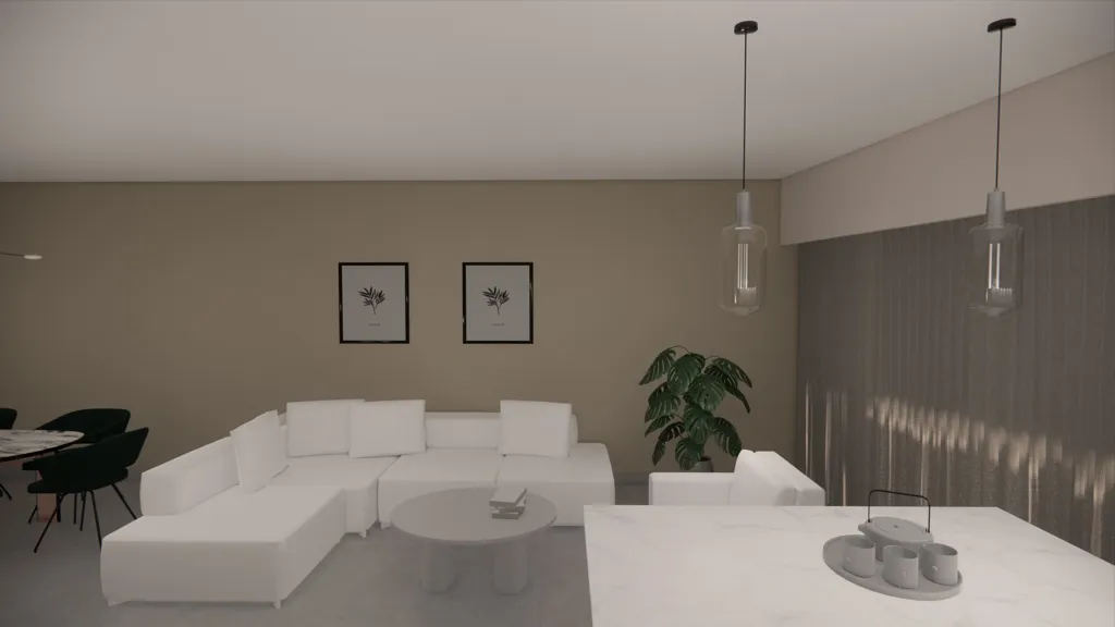 Under Construction Flat with Fireplace in Piraeus