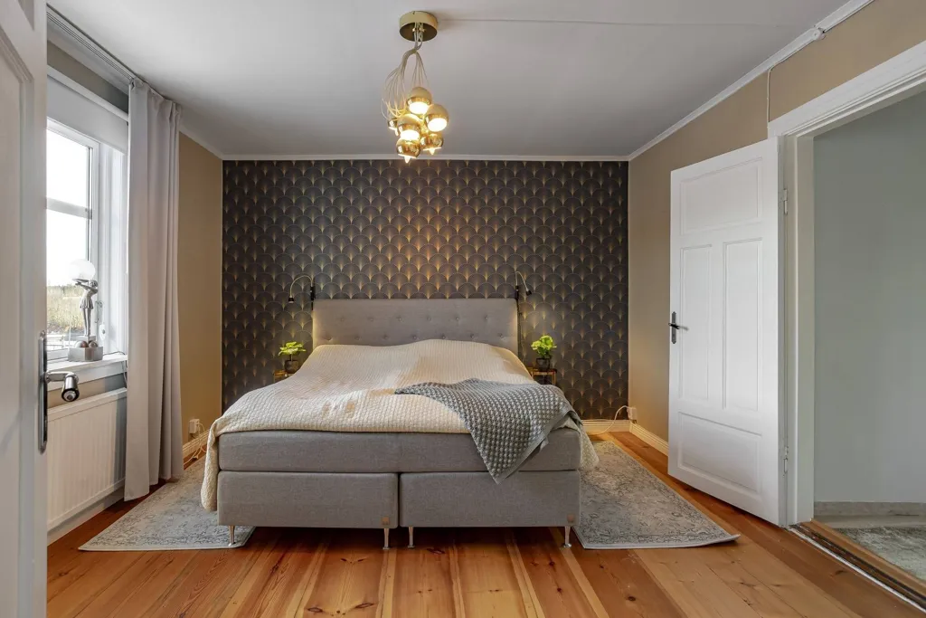 Bedrooms - Well-Maintained Farmhouse with Stables in Västernorrland