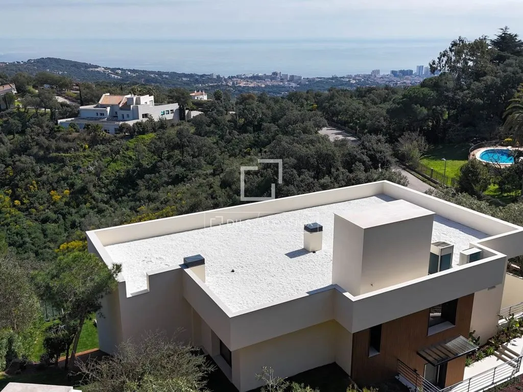 Vue aérienne - Newly Built Villa with Sea Views in Platja d'Aro