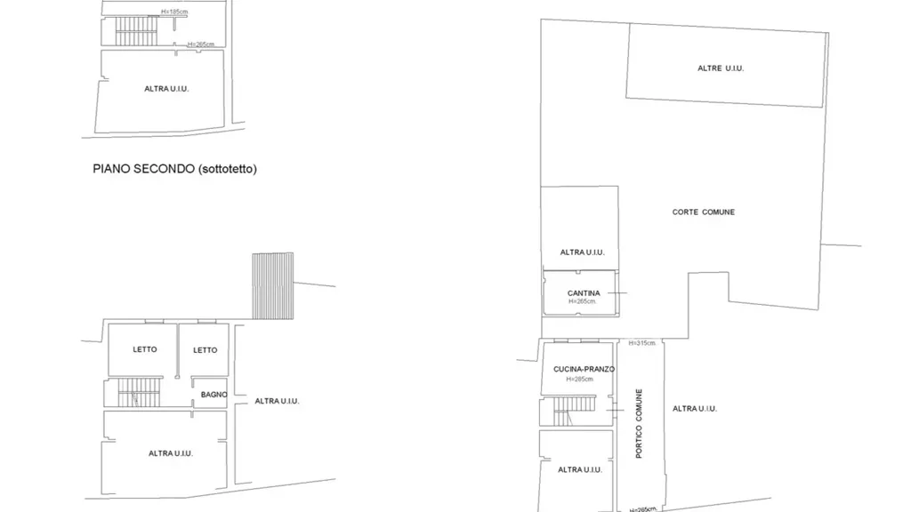 Plan - Rustic Mansard with Garden in Scandiano