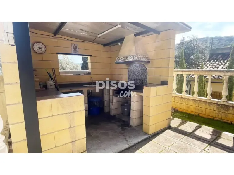 Terrass - House with Pool in Villaharta