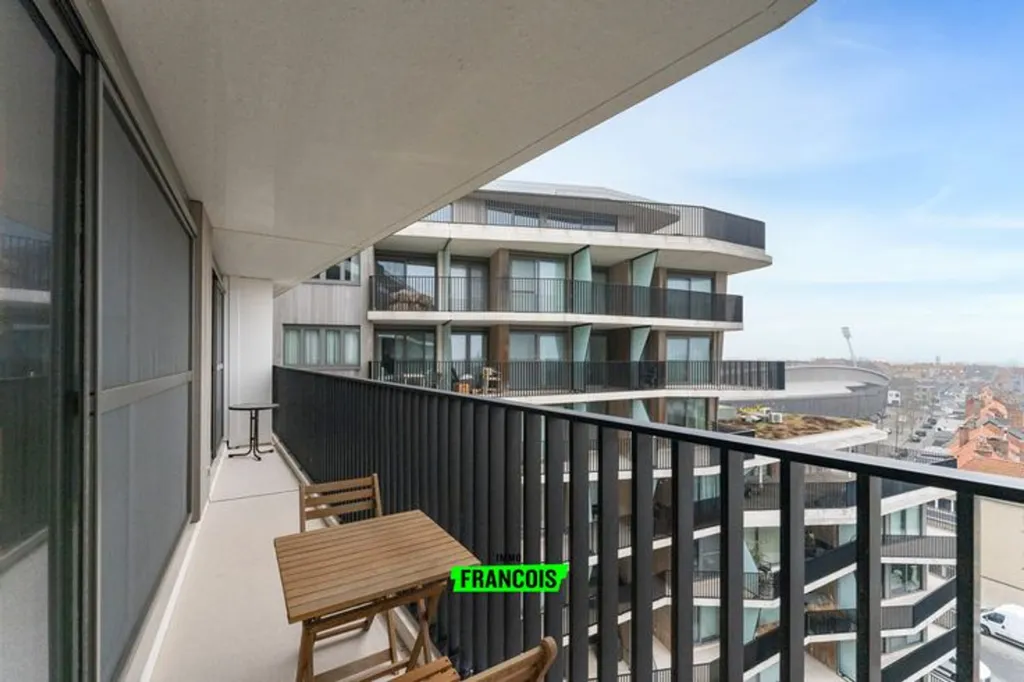 Balcon - Appartement Moderne avec Vue Panoramique à Mariakerke